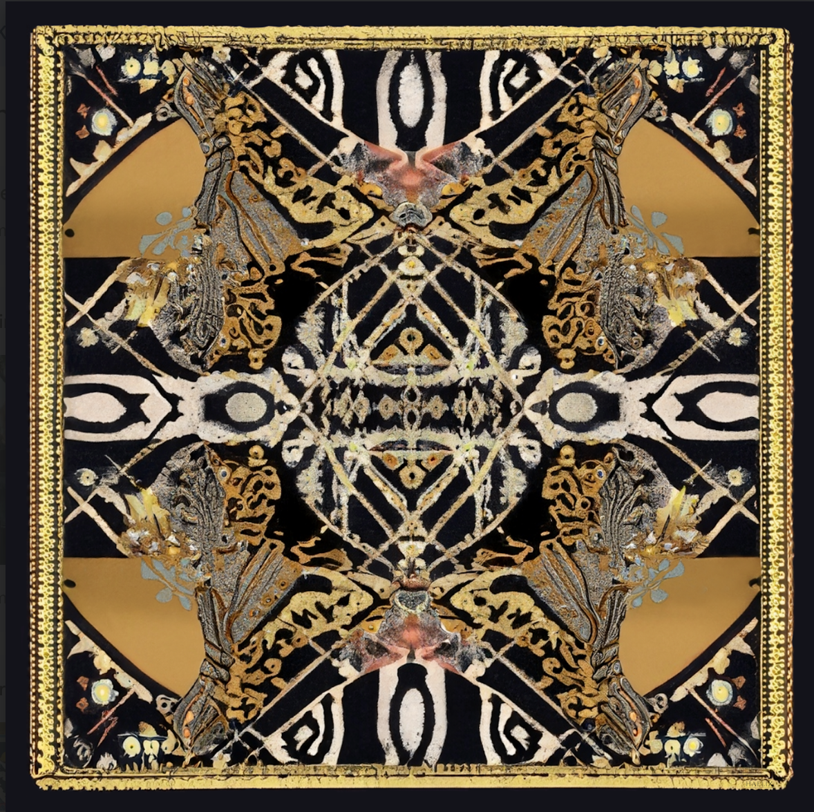 Sasha 100% Silk Scarf Black Batik