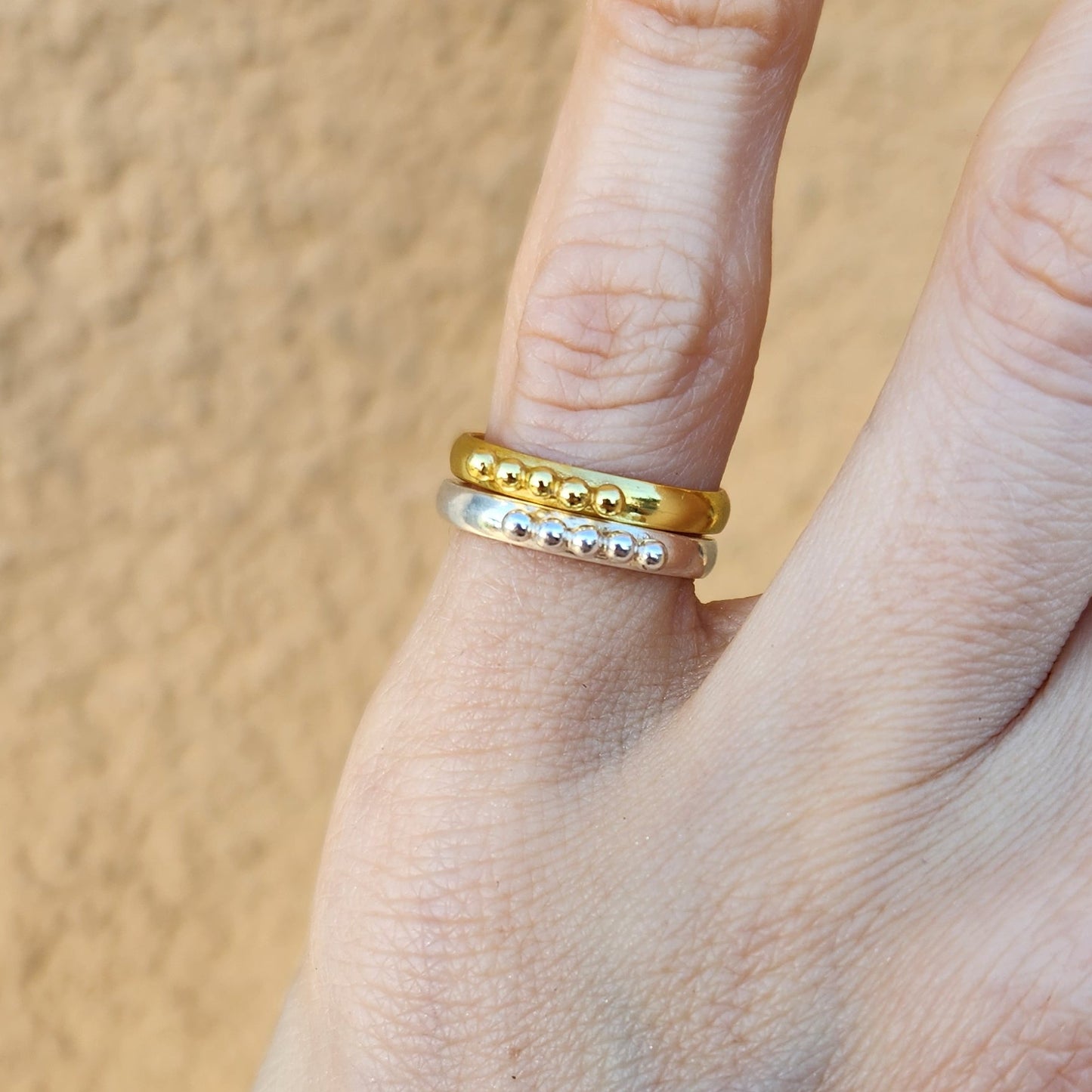 Margot Open Rings 18k Gold Plated and Silver Plated Stacking Rings - Adjustable, Inclusive Jewelry