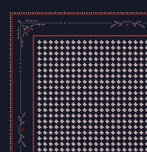 Drew 100% Silk Scarf | 22" Twill Weave