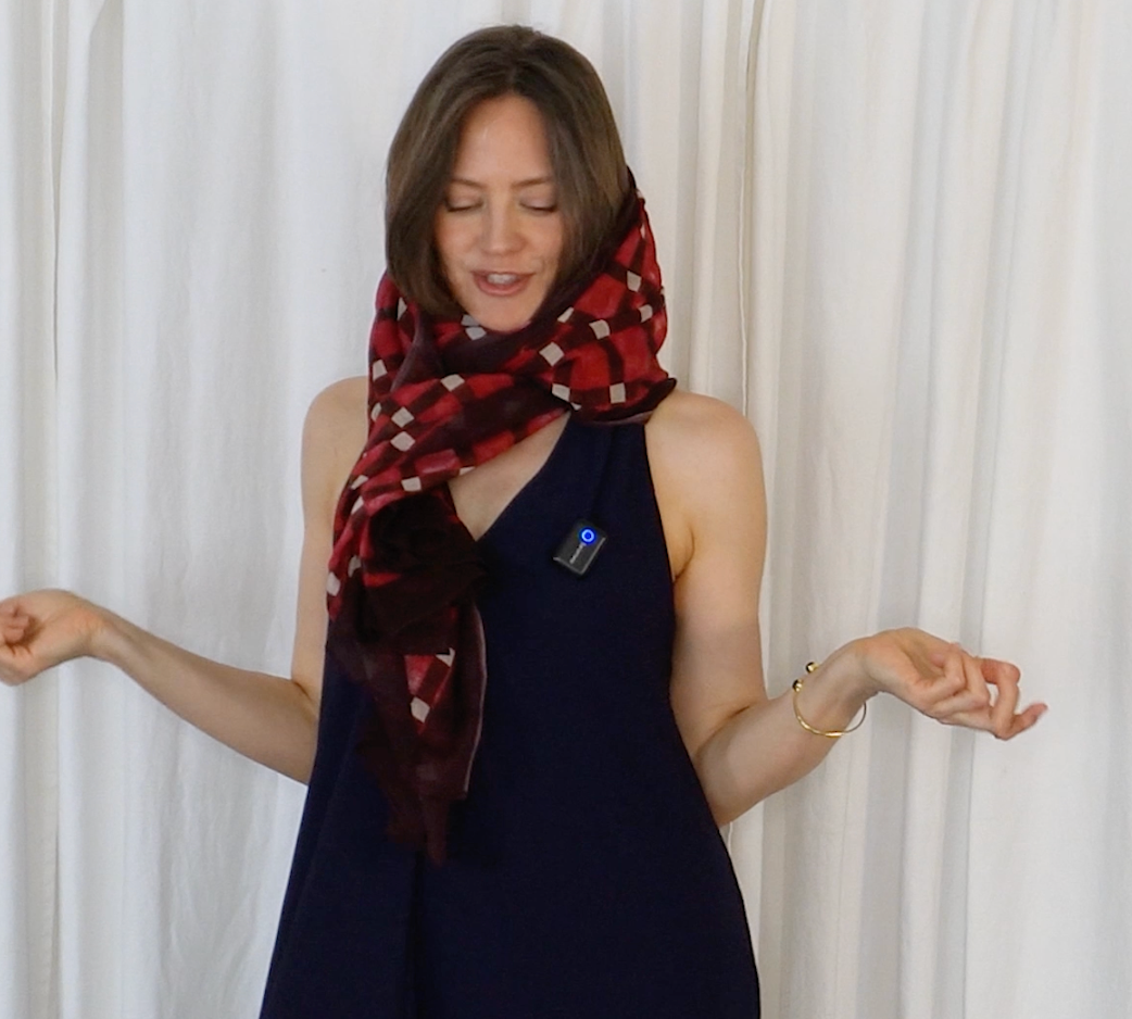 Cherry Lattice Cotton Scarf | Large Lightweight 100% Cotton
