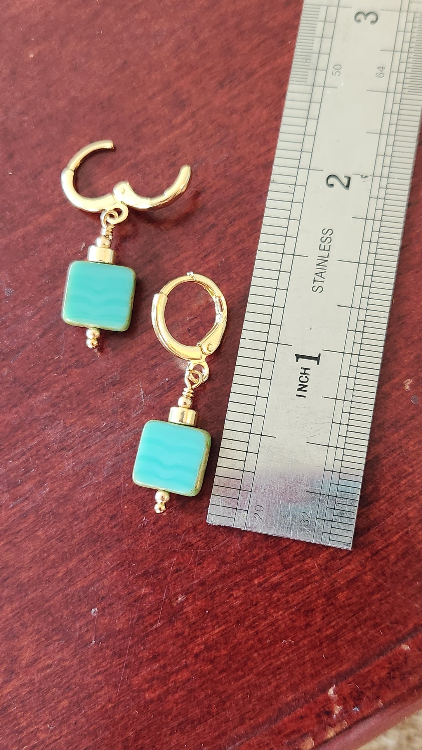 Cleo earrings 18k gold plated