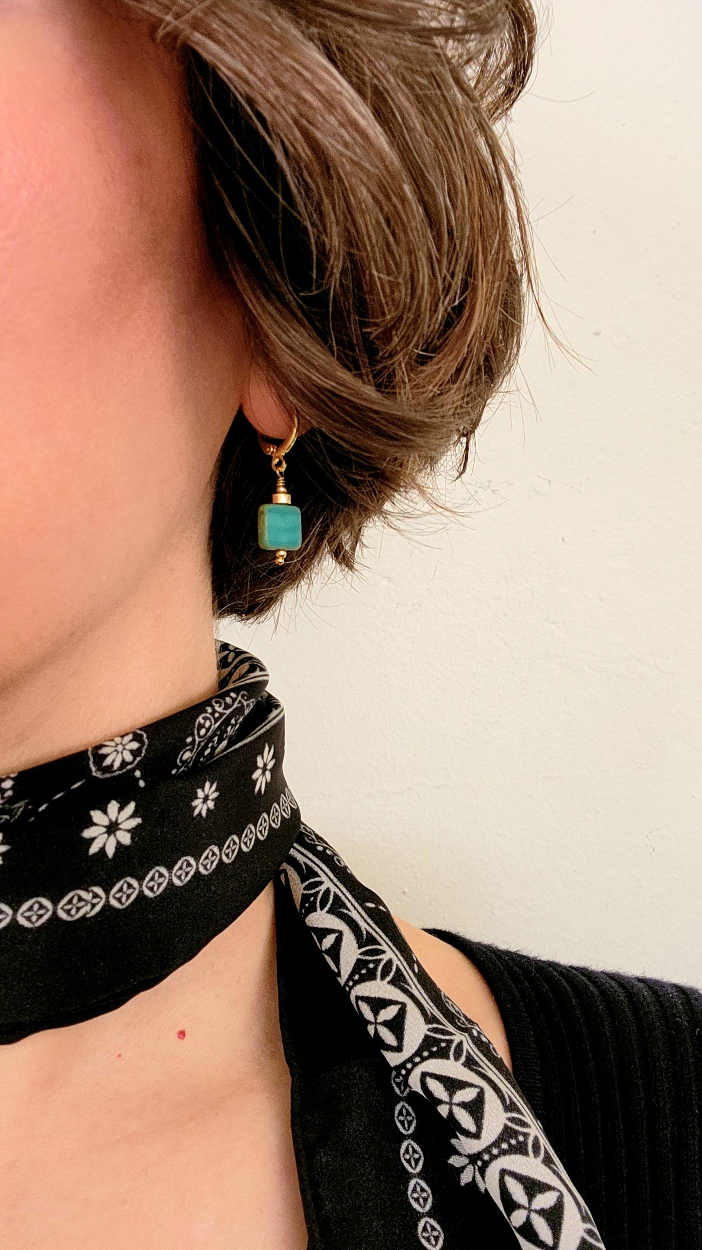 Cleo earrings 18k gold plated