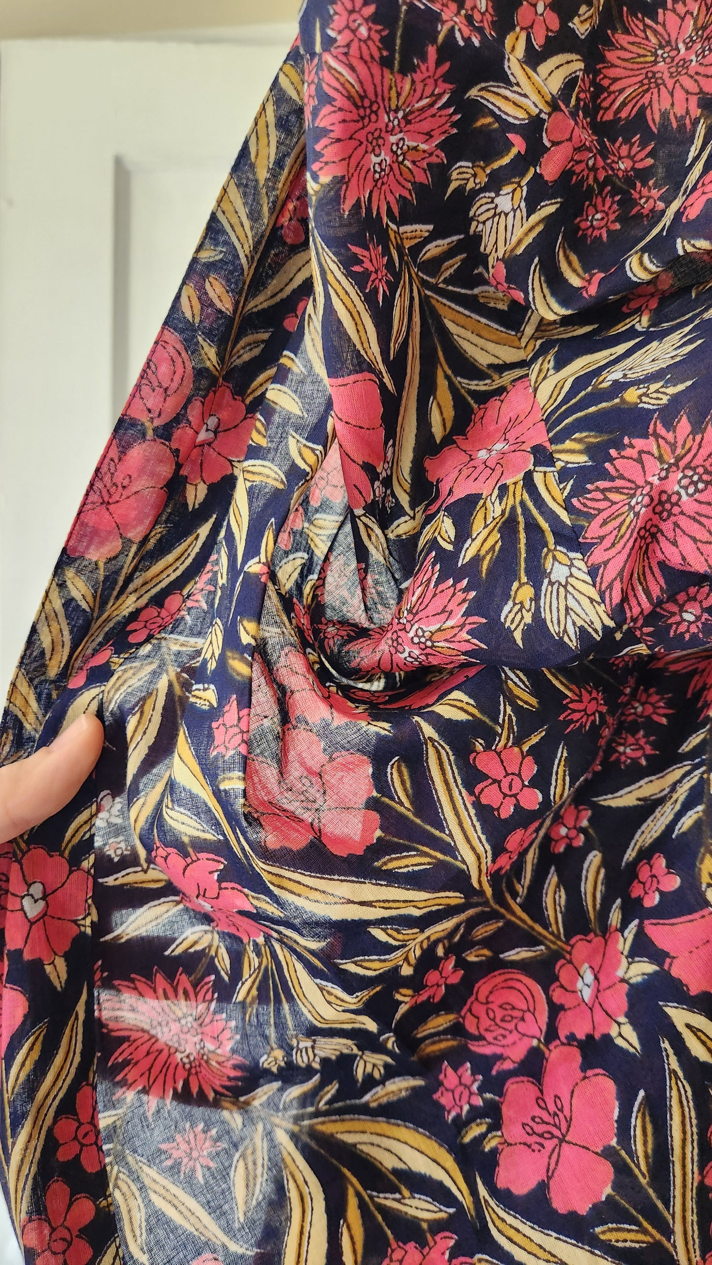 Vivi Floral Cotton Dressing Robe