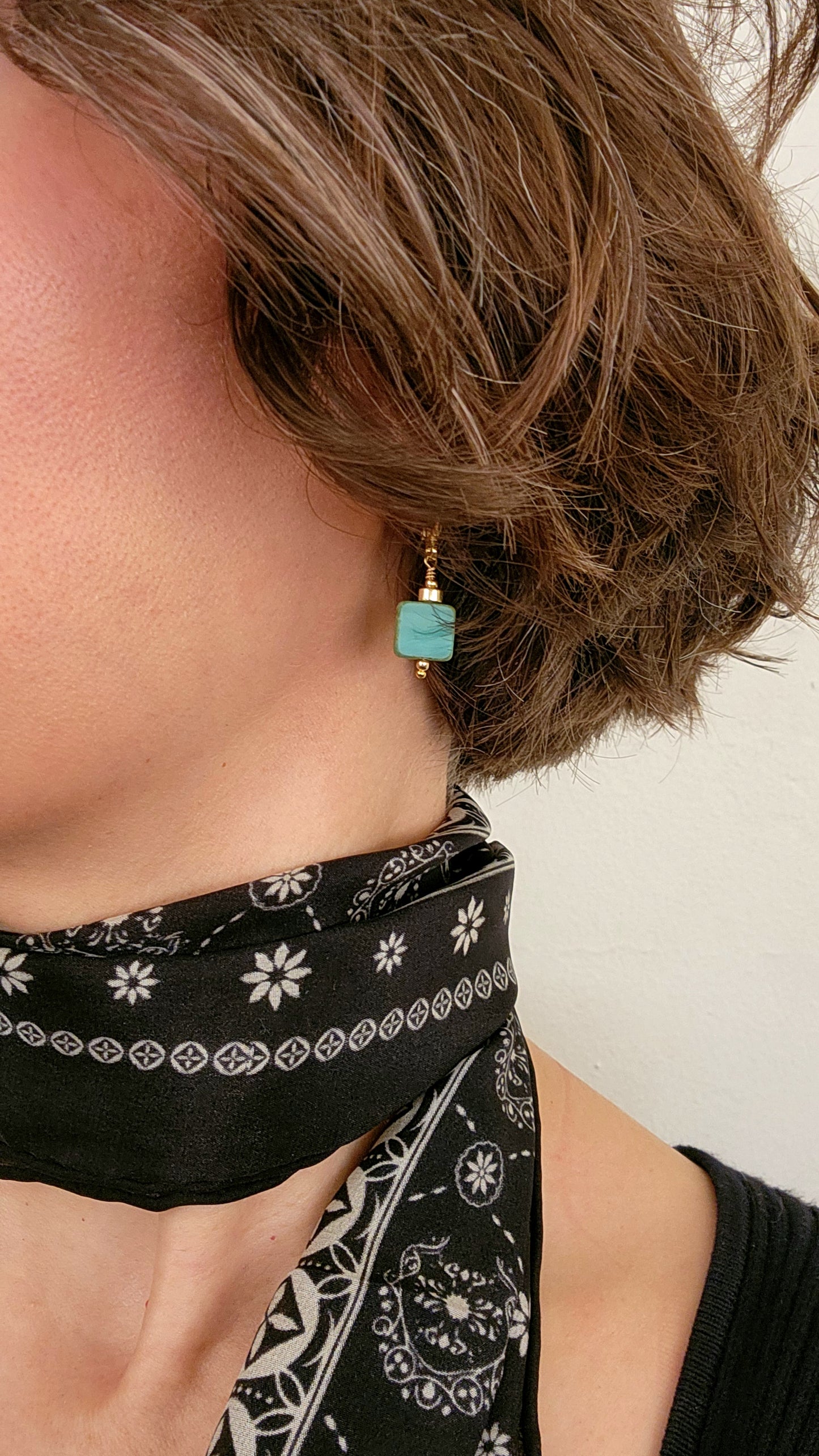 Cleo earrings 18k gold plated