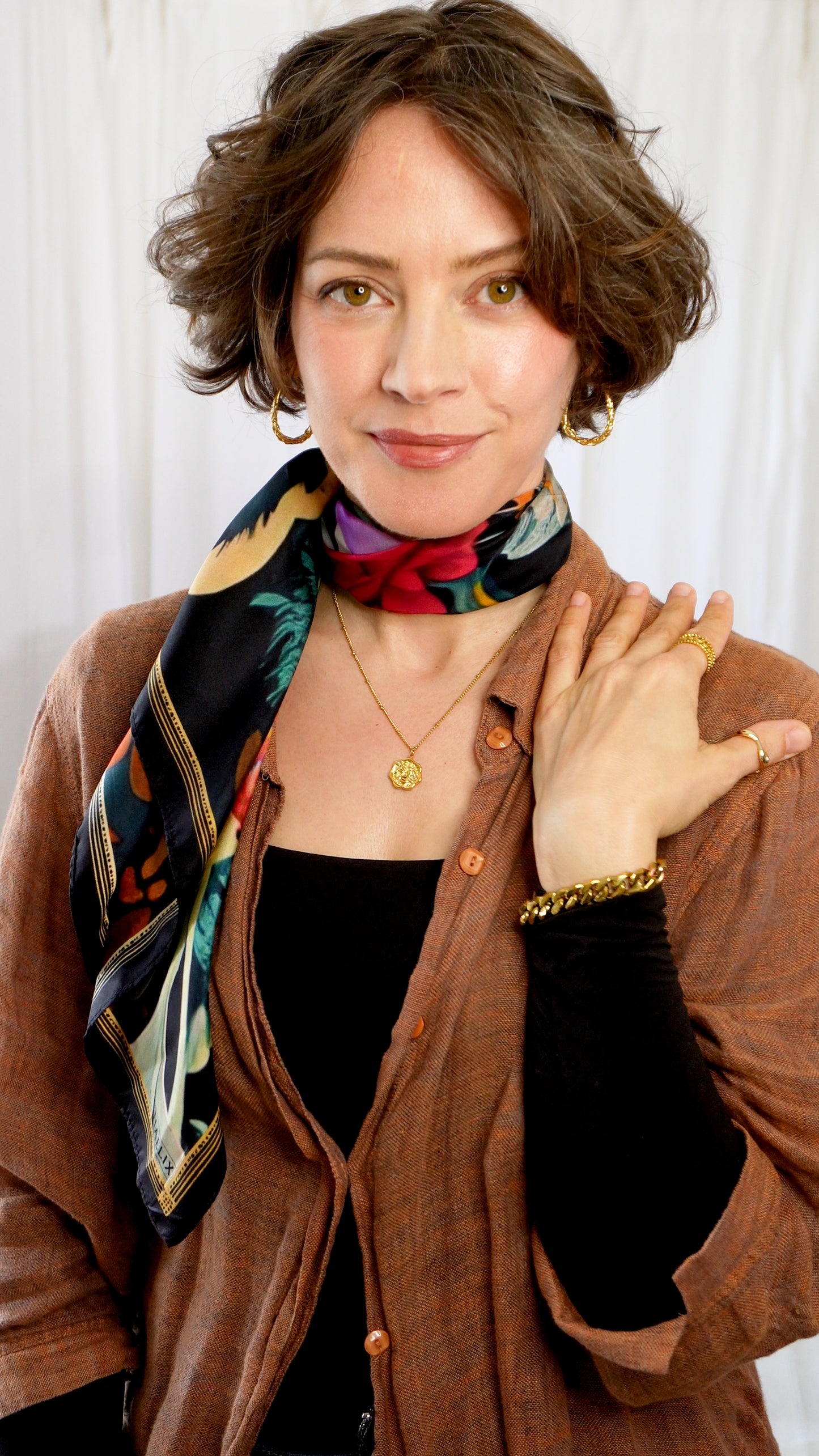 3 piece 18k Gold Plated Travel Jewelry Set