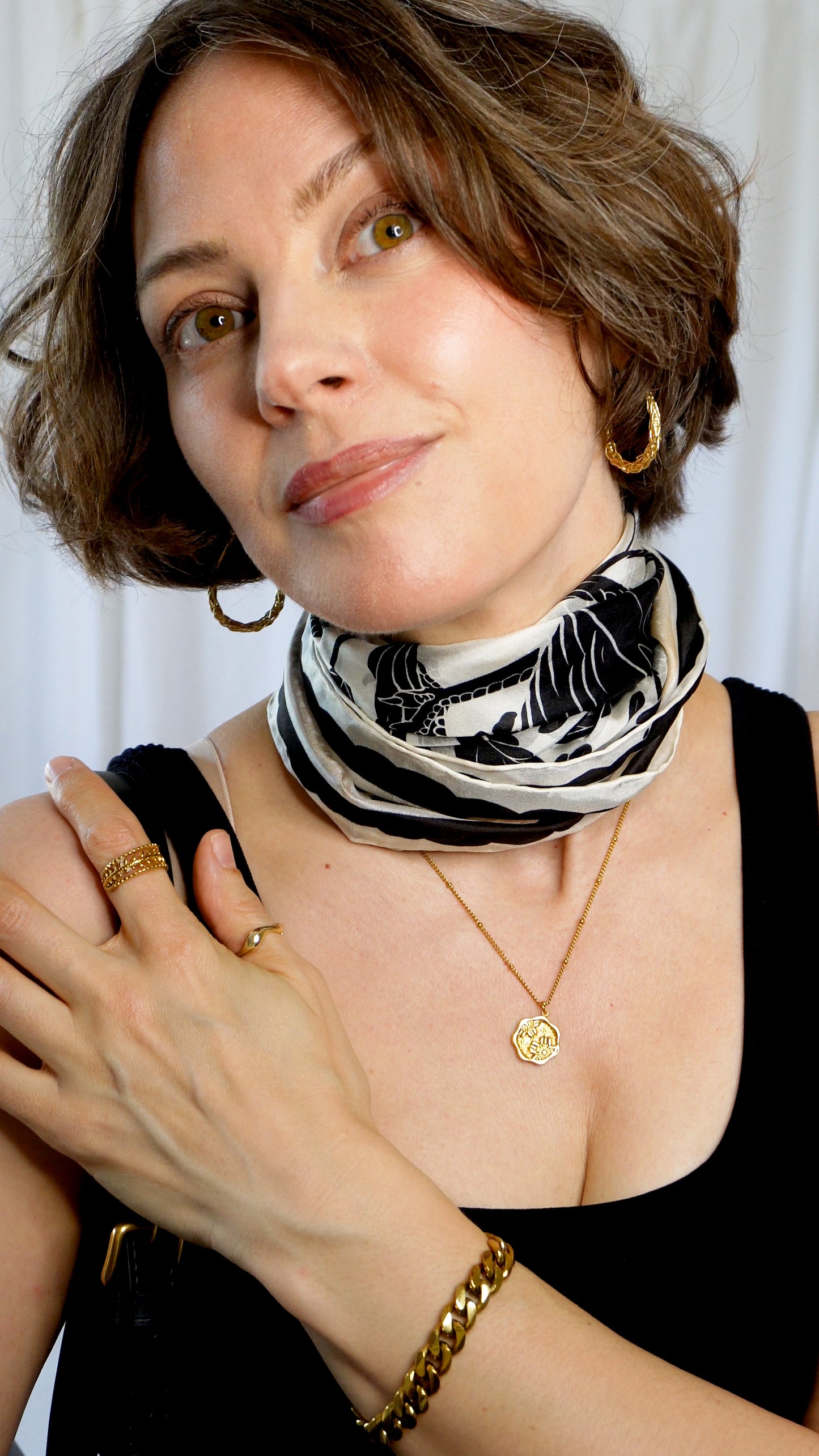 3 piece 18k Gold Plated Travel Jewelry Set