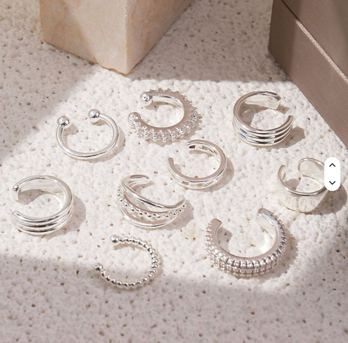Ear Cuffs | Set of 9 | 18k Gold or Silver Plated